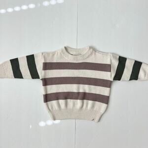 Easy Peasy 18M Baby Knit Striped Sweater